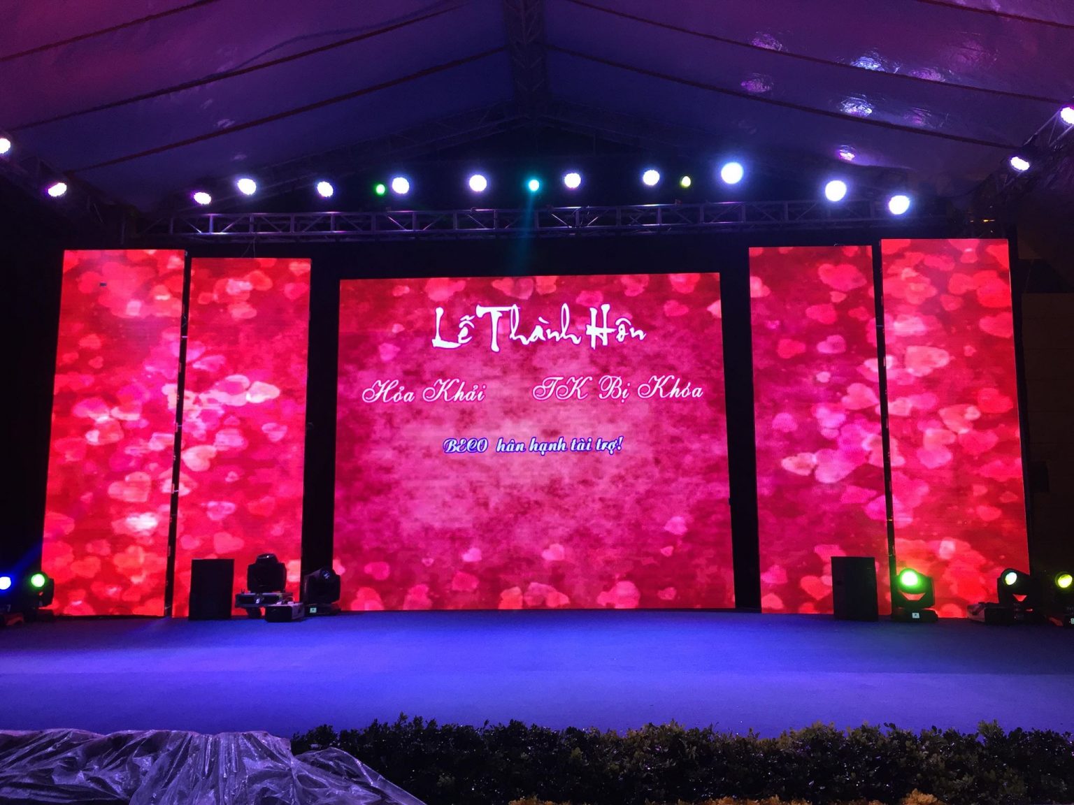 màn hình LED trong nhà Quy Nhơn